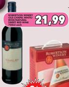 Robertson Winery Old/Chapel White/Rose/Natural Sweet Red Wine-750ml Each