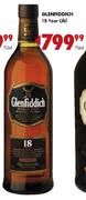 Glenfiddich 18 Year Old Whisky-750ml