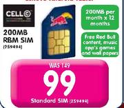 Cell C 200MB RBM Sim