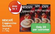 Nescafe Cappuccino Sachets(Original)-3 x 180gm