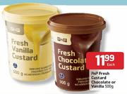 Pnp Fresh Custard Chocolate Or Vanilla-500gm Each