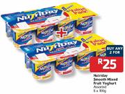 Nutriday Smooth Mixed Fruit Yoghurt-8x100gm-2's