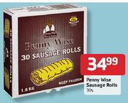 Penny Wise Sausage Rolls-30's
