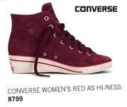 Converse Women's Red As Hi-Ness