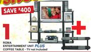 Roma Entertainment Unit+ Coffee Table