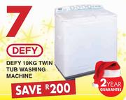 Defy 10Kg Twin Tub Washing Machine