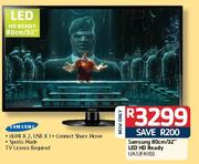 Samsung 80cm/32" HD Ready LED TV-Each