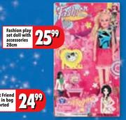 Fashion Play Set Doll With Accessories-28cm