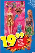 Charming Pretty Girl Doll With Accessories-29cm Each