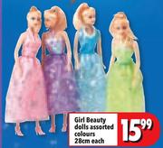 Girl Beauty Dolls Assorted Colours-28cm Each