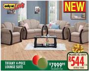 Tiffany 4 Piece Lounge Suite