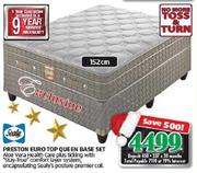 Sealy 152cm Preston Euro Top Queen Base Set