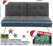 3D Leeds Sleeper Couch