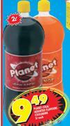 Planet Cola/Assorted Flavours Cooldrink-2Ltr Each