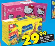 Hello Kitty/Sun Blast Fruit Flavoured Drink-10X200ml Per Pack