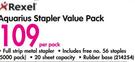 Rexel Aquarius Stapler Value Pack-Per Pack