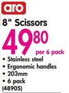 Aro 8" Scissors-Per 6 Pack