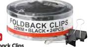 Aro Foldback Clips 19mm-Per Tub