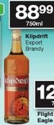 Klipdrift-Export Brandy-750ml