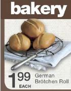 German Brotchen Roll Each
