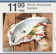 Whole Norwegian Salmon-100g