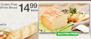 Gluten-Free White Bread Each
