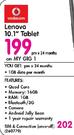 Lenovo 10.1" Tablet-On My Gig 1