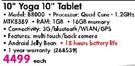 Lenovo 10" Yoga 10" Tablet B8000