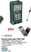Bosch Range finder PLP50 Plus 4GB USB