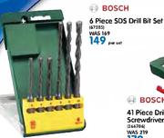 Bosch 6 Piece SDS Drill Bit Set