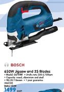 Bosch 650W Jigsaw GST90BE And 25 Blades