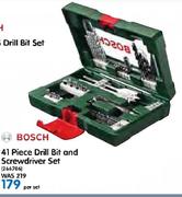 Bosch 41 Piece Drill Bit And Screwdriver Set