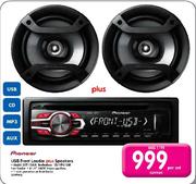 Pioneer USB Front Loader Plus Speakers DXT156UB-Per Kit