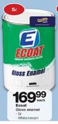 Ecoat White/Cream Gloss Enamel-5ltr Each
