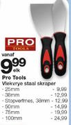 Pro Tools Viekvrye Staal Skraper-25mm Elk