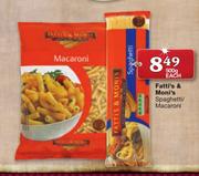 Fatti's & Moni's Spaghetti/Macaroni-500g Each