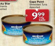 Cape Point Shredded Tuna Assorted-170g Each
