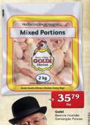 Goldi Bevrore Haender Gemengde Parsies-2kg