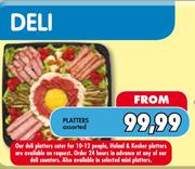 Platters Assorted