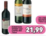 Robertson Winery Old Chapel Red-750ml