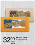 Dutch Farms Cheese Bars-227g Each
