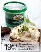 Simonsberg Cream Cheese Assorted-230g
