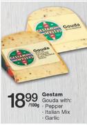 Gestam Gouda With Pepper Italian Mix Garlic-Per 100g