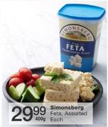 Simonsberg Feta Assorted-400g Each