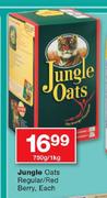 Jungle Oats Regular/Red Berry-750g/1kg Each
