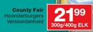 County Fair Hoenderburgers Verskeidenheid-300g/400g ELK