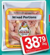 Goldi Bevrore Gemengde Hoenderporsies-2Kg