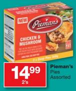 Pieman's Pies Assorted-2's