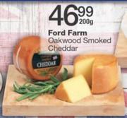 Ford Farm Oakwood Smoked Cheddar - 200g