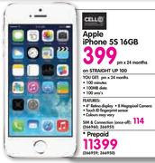Apple iPhone 5S 16GB-On Straight Up 100
